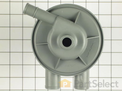 2034287-1-M-Whirlpool-31968-Four Port Washer Pump with Metal Pulley