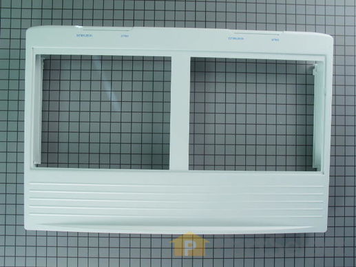 2062666-1-M-Whirlpool-63001586-Crisper Frame Cover - Glass NOT Included - White