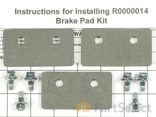 Brake Pad Kit – Part Number: R0000014
