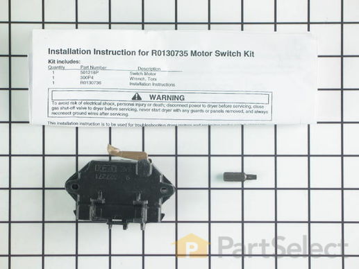 2166310-1-M-Whirlpool-R0130735-Motor Switch Kit