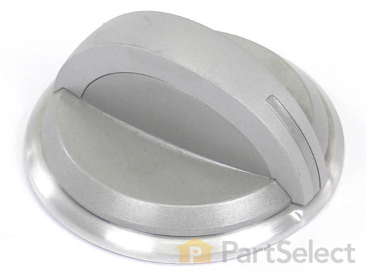 2330155-1-M-Whirlpool-W10183632-Knob, Control (Ultimate Silver