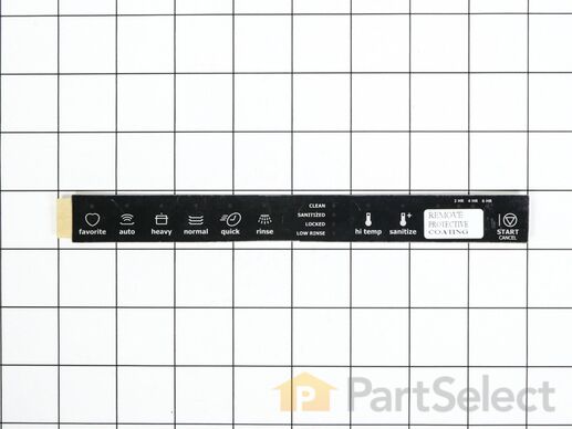 2331066-1-M-Frigidaire-154621403-Dishwasher Control Panel Overlay