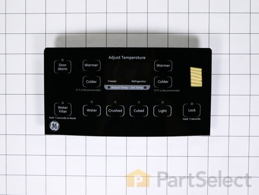 2340432-1-M-GE-WR55X10859-Dispenser Touchpad - Black