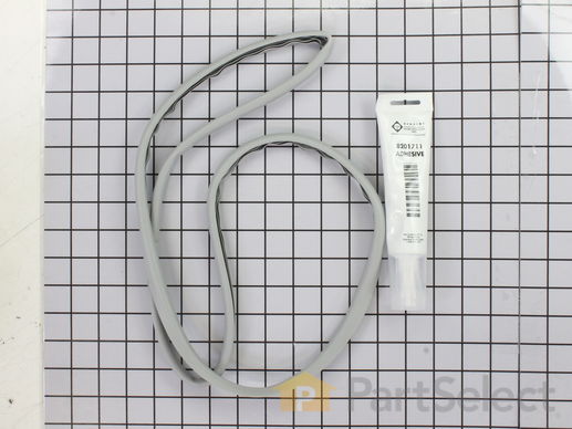 2349140-1-M-Whirlpool-W10239307-Door Seal with Adhesive