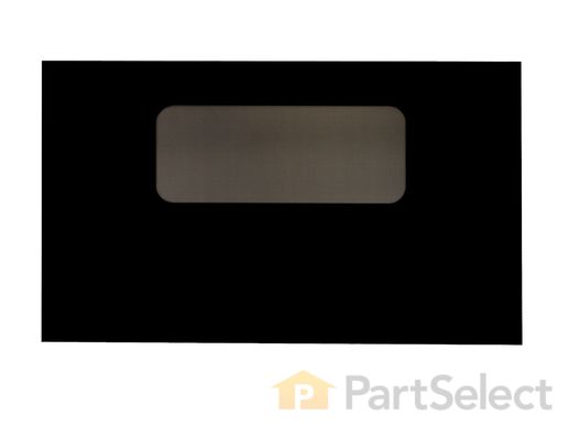 247531-1-M-GE-WB36X5691         -Outer Oven Door Glass - Black