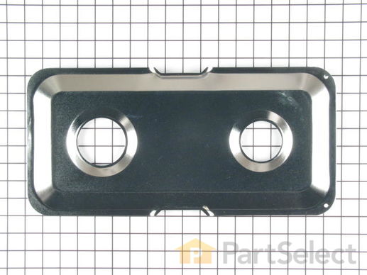 249819-1-M-GE-WB49K13           -Double Burner Pan - Right Side