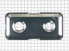 Double Burner Pan - Right Side – Part Number: WB49K13
