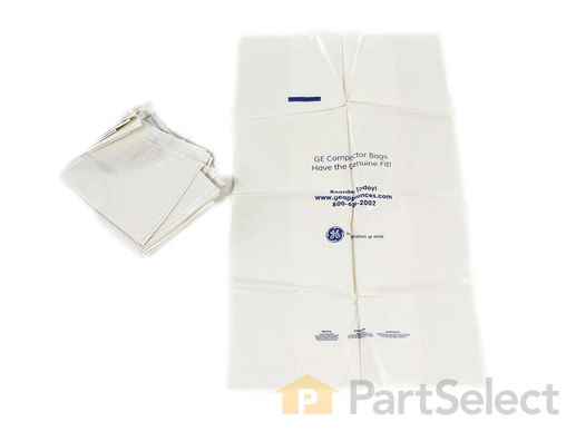 257999-1-M-GE-WC60X5015         -Compactor Bags - 10 Pk