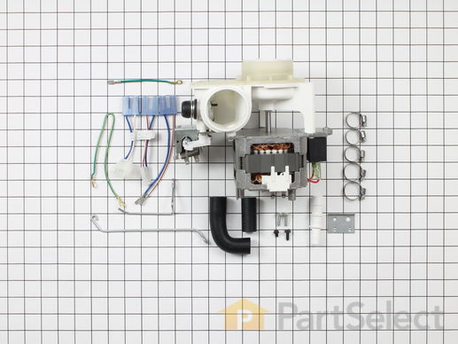 260801-1-M-GE-WD26X10013        -Dishwasher Motor And Pump Kit