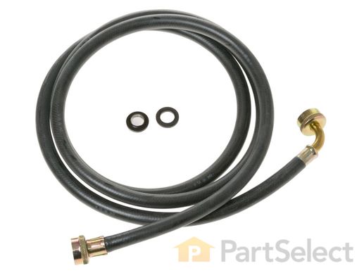 272096-1-M-GE-WH41X185          -8' RUBBER INLET HOSE WIT