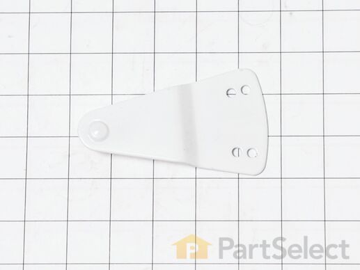 290279-1-M-GE-WR13X10101        - HINGE TOP & SHIM Assembly White