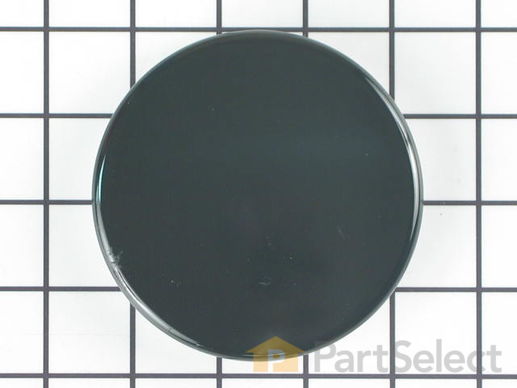 3494053-1-M-Whirlpool-7504P157-60-Surface Burner Cap - Black - Large