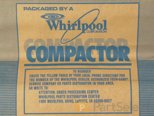 382654-1-M-Whirlpool-675186BULK        -15" Paper Compactor Bags - 96 Pack