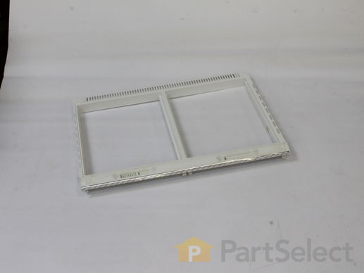 422277-1-M-Frigidaire-215216633         -Crisper Drawer Frame - White - Glass NOT Included