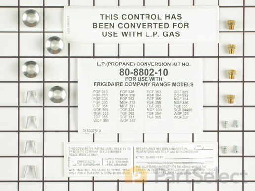 460936-2-M-Frigidaire-5303286386        -Gas Range LP Conversion Kit