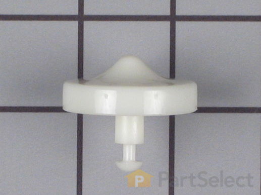 473248-1-M-Frigidaire-5308000627        -White Lower Rack Roller - almost an inch and a half in diameter.