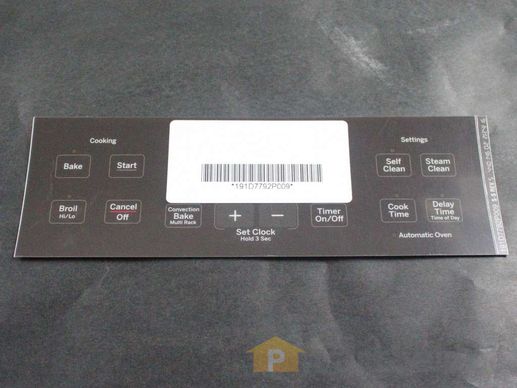 8754647-1-M-GE-WB27X20085-FACEPLATE GRAPHICS (DG)