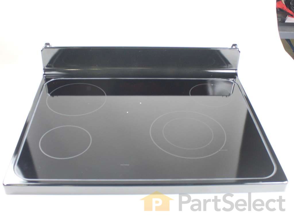 Official GE WB62X20903 RANGE TOP GLASS Assembly - Black