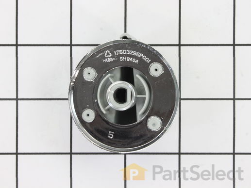 8769914-1-M-GE-WE01X20380-Dryer Control Knob Grey