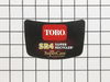 8836276-1-S-Toro-108-8168-Decal-Supercare