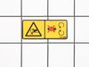 Decal-Danger, Pulley – Part Number: 114-1606
