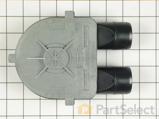 888083-1-M-Whirlpool-8541816           -Black and Gray Direct Drive Water Pump - two ports