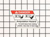 Decal, Danger - Thrown Objects – Part Number: 1704276SM