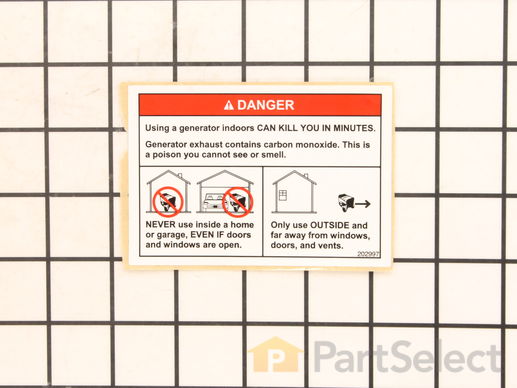 8912435-1-M-Briggs and Stratton-202997GS-Decal, Warning, Co