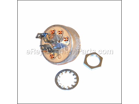 8935883-1-M-Toro-27-2360-Igniton Switch w/ Nut and Washer (Key Sold Seperately)