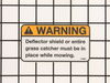 Decal, Warning – Part Number: 539113224