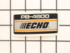 Label-Model-Pb-4600 – Part Number: 89011508260