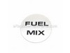 Label-Fuel Mix – Part Number: 89015403930