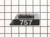 9239997-1-S-Shindaiwa-X504004400-Name Plate