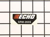 9241649-1-S-Echo-X547000360-Label-Model-SRM-265S