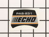 9242441-1-S-Echo-X503001640-Label - Model -- Pas-231