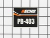 9242442-1-S-Echo-X503002180-Label-Model-Pb-403