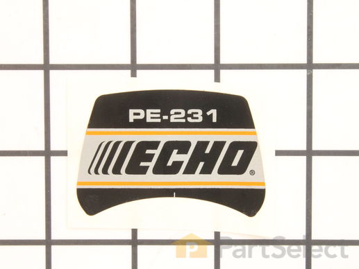9242780-1-M-Echo-X503001150-Label-Model Pe-231