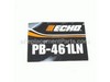 9243099-1-S-Echo-X503004140-Label-Model-Pb-461Ln