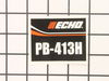 Label-Model-Pb-413H – Part Number: X503004851