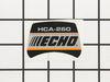 9244767-1-S-Echo-X503004040-Label - Model -- Hca-260