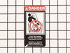 Decal, Danger, Chute – Part Number: 1740979MA