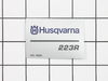 9288085-1-S-Husqvarna-537353451-Label, Starting Device
