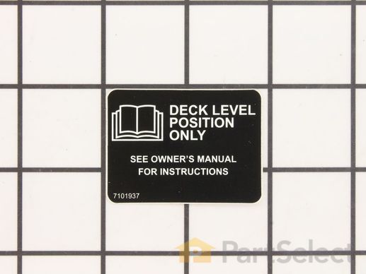 9299134-1-M-Murray-7101937YP-Decal, Deck Level
