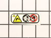 Handle Caution Label – Part Number: X505000290