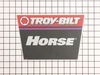 9457872-1-S-Troy-Bilt-777D11025-Label-Tiller Handle Panel:Horse