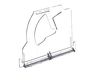 Refrigerator Dispenser Crusher Cover – Part Number: WR17X11497 Refrigerator Dispenser Crusher Cover – Part Number: WR17X11497