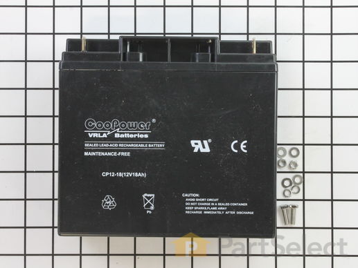 9874248-1-M-Generac-0H1663-Battery, 12V 18Ah Sealed