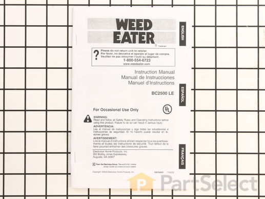 9971533-1-M-Weed Eater-530163351-Manual Operators