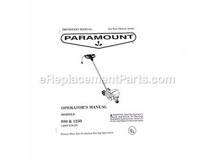 9974786-1-M-Paramount-534886870-Operator Manual Model 1250