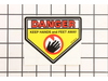 Lawn Mower Decal Danger (Cut Finger) – Part Number: 7013010SM Lawn Mower Decal Danger (Cut Finger) – Part Number: 7013010SM